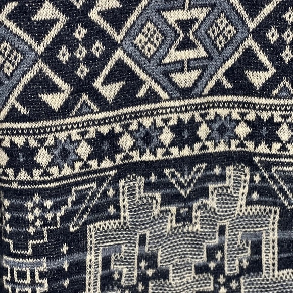 Chaps Cowl Neck Fair Isle Sweater size small - Picture 2 of 6